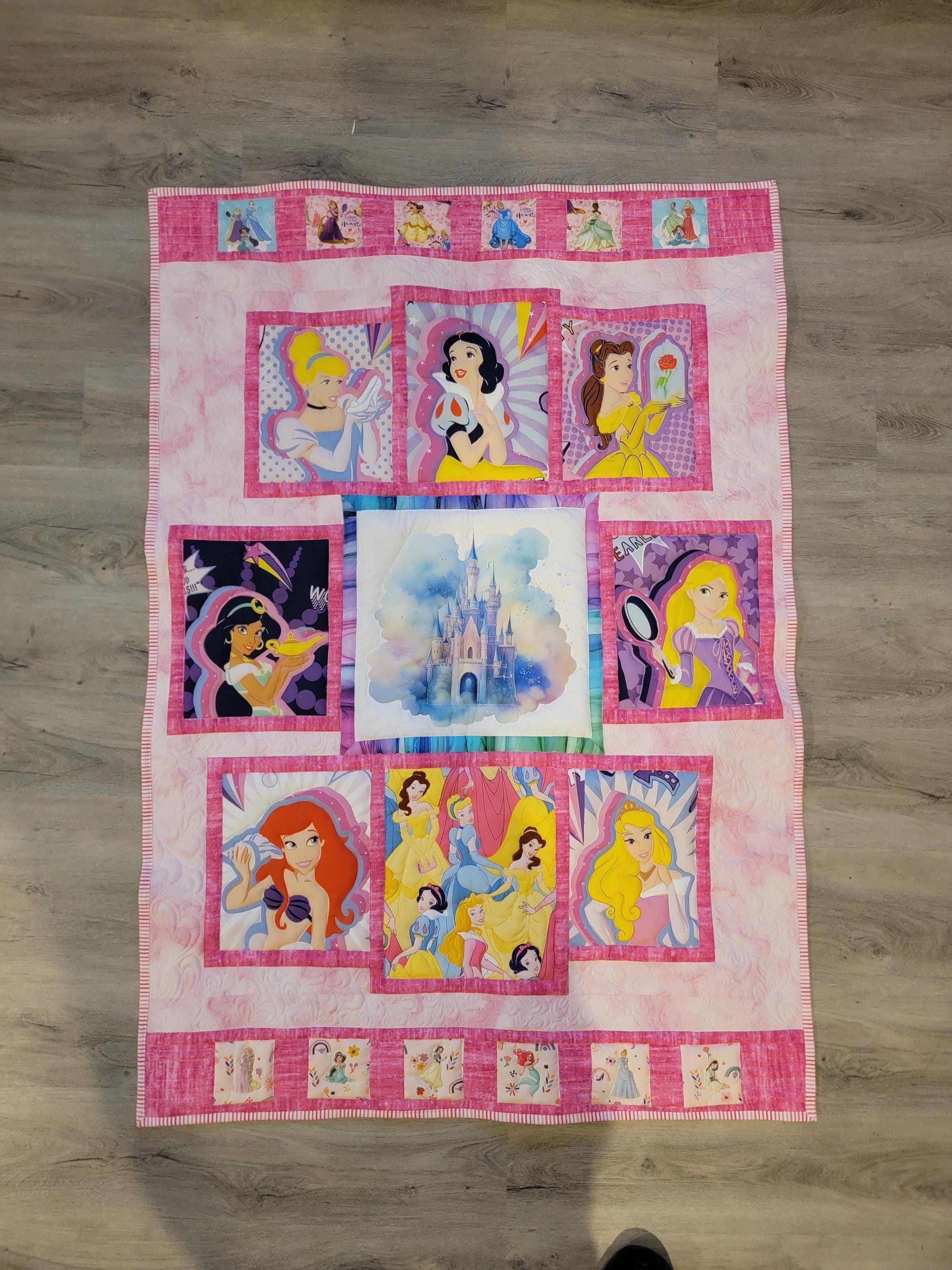 Princesses Quilt Tutorials Disney Princesses Baby Quilt 33