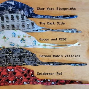 Baby Yoda Grogu Mandalorian Star Wars Marvel DC Comics scrubmuts met knopen Chirurgische mutsen