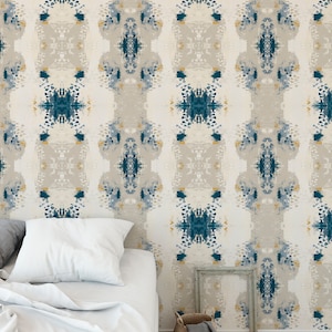 Slow Dance | Abstract Transitional Pattern | Bedroom  Wallpaper