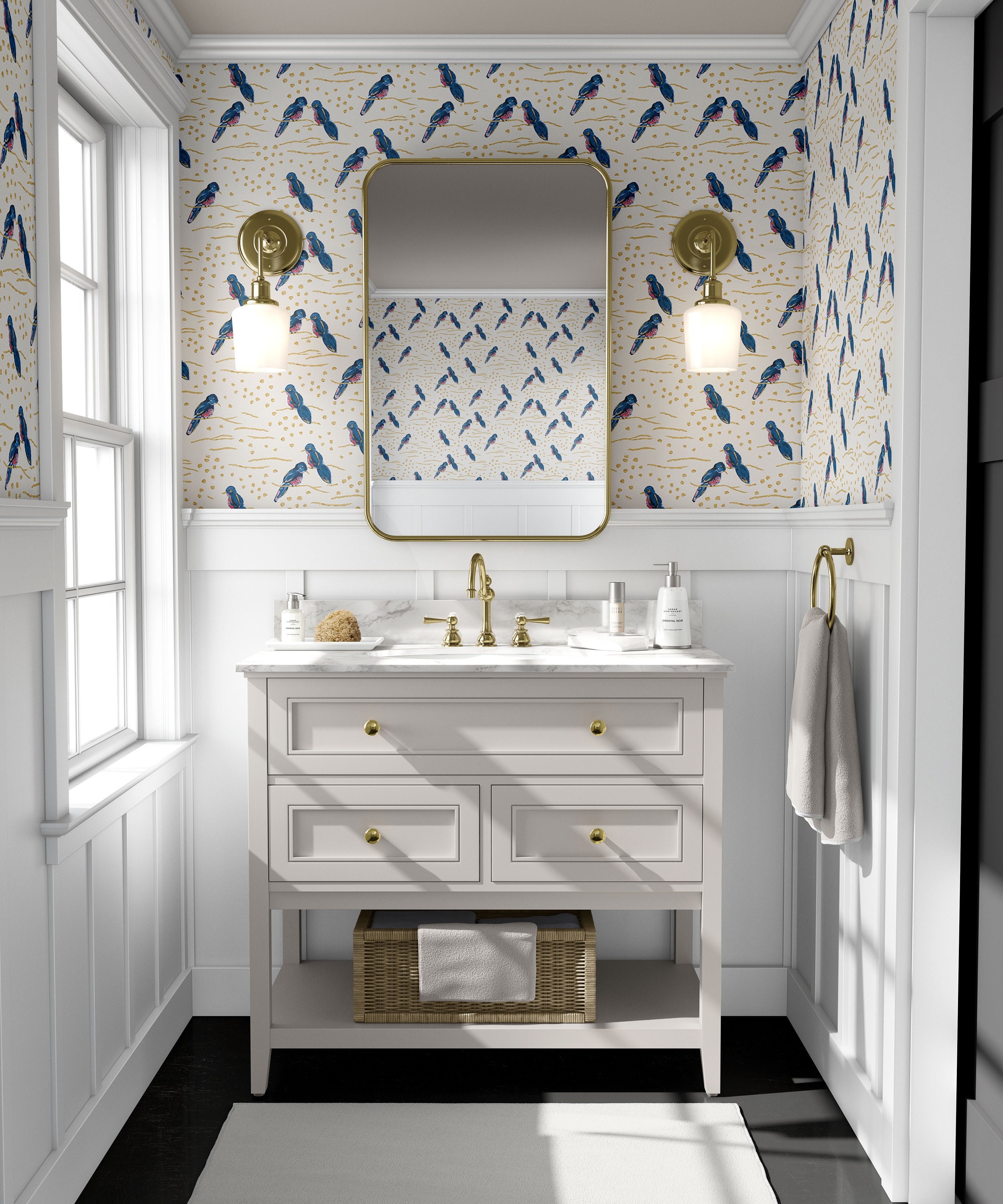 Bird Wallpaper - Etsy Bird Wallpaper - Etsy