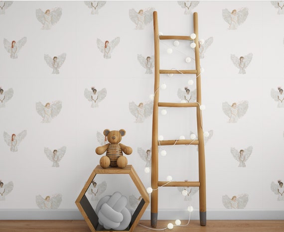 Angel Wallpaper Girls Room Play Room Modern Living Room Bedroom Nursery
