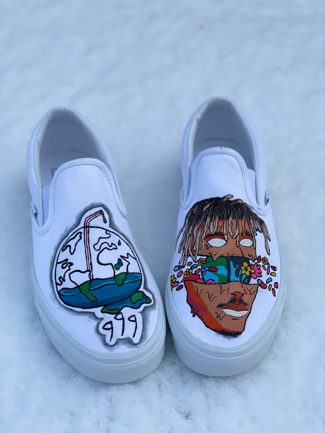 Custom Juice wrld vans Etsy