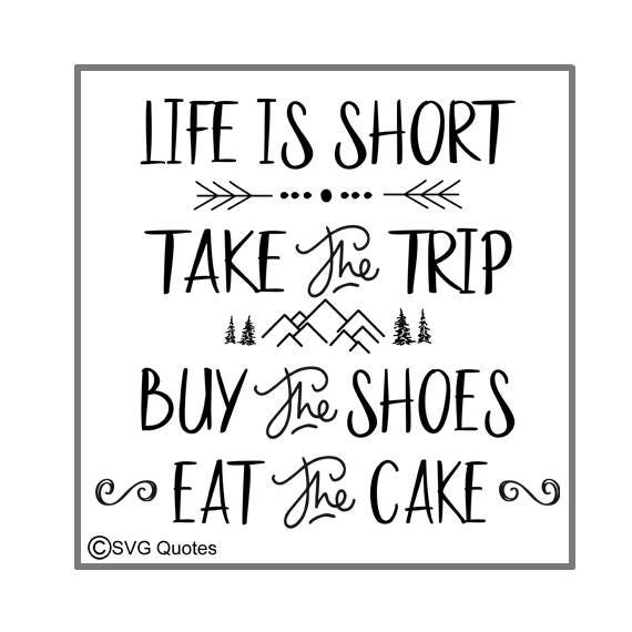 Svg Cutting File Take The Trip Dxf Eps For Cricut Explore Etsy