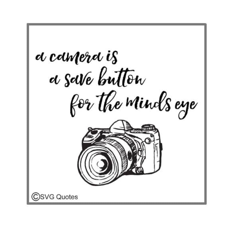 Download A Camera Is A Save Button SVG DXF EPS Cutting File For ...
