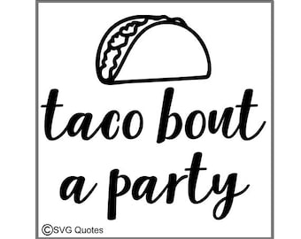 Taco silhouette | Etsy