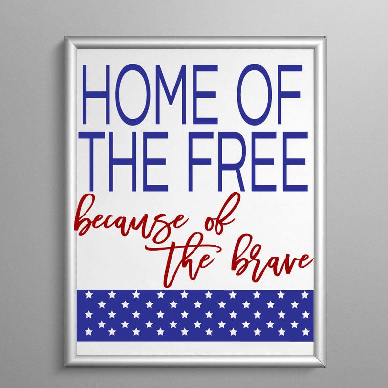Free Free 255 Svg Home Of The Free Because Of The Brave SVG PNG EPS DXF File