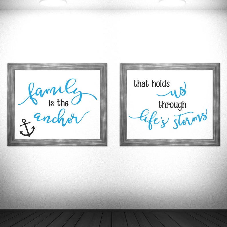 Download SVG Cutting File Family Anchor DXF EPS For Cricut | Etsy