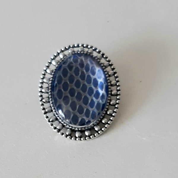 Snake shed oval brooch, unusual jewellery, jewellery with a difference, unusual gift,