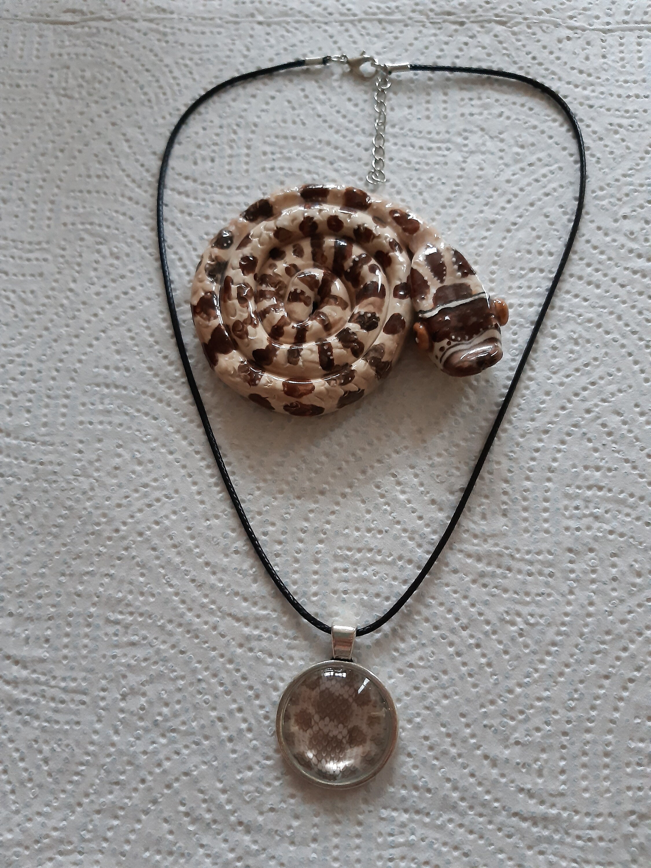 Snake shed pendant necklaces Etsy
