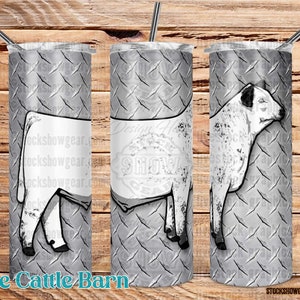 Weisse Park Britische Weisse Steer Tumblers Dichtung Deckel Etsy