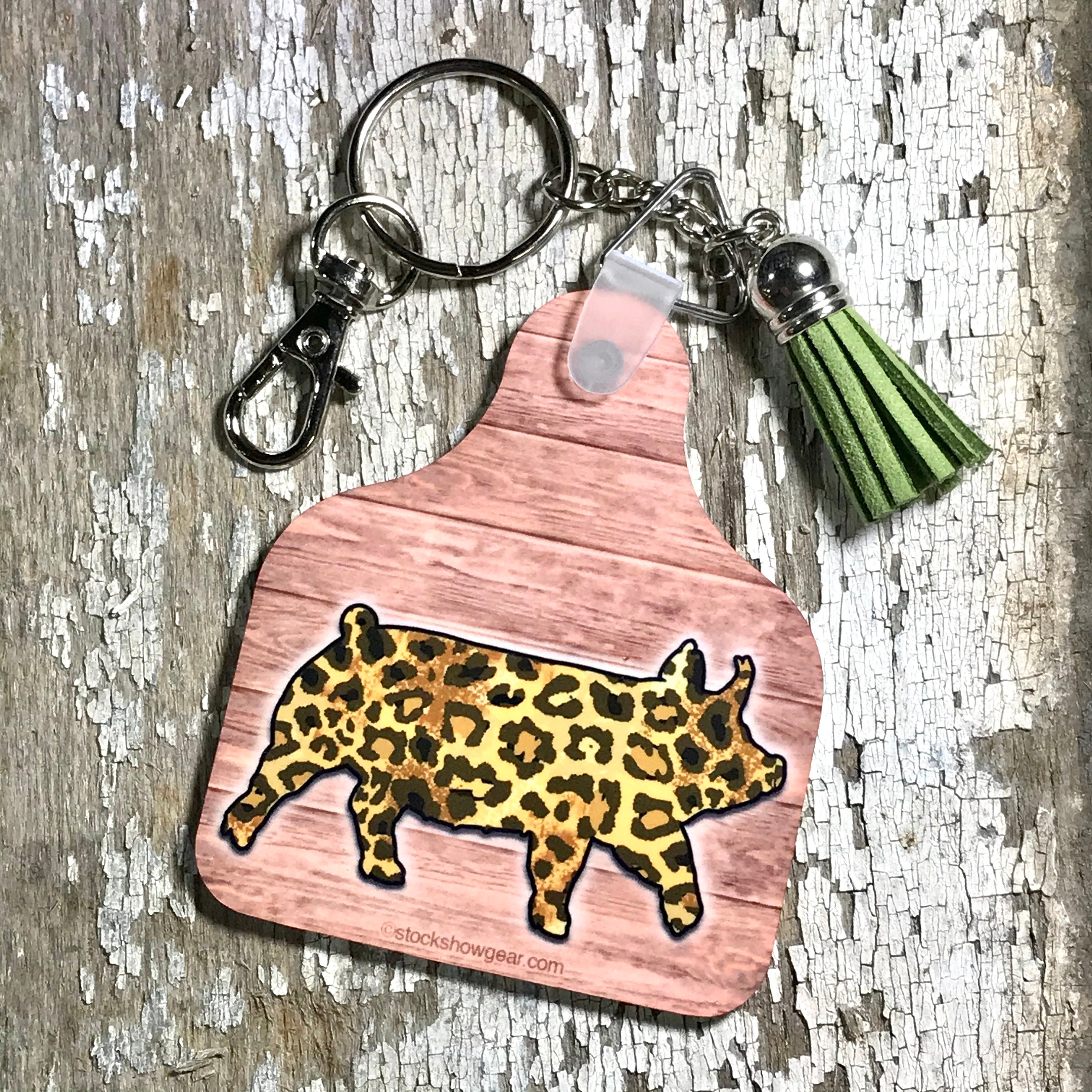 Pig Ear Tag Shaped Key Tags Award Lanyard Accessory Bag Tag Etsy