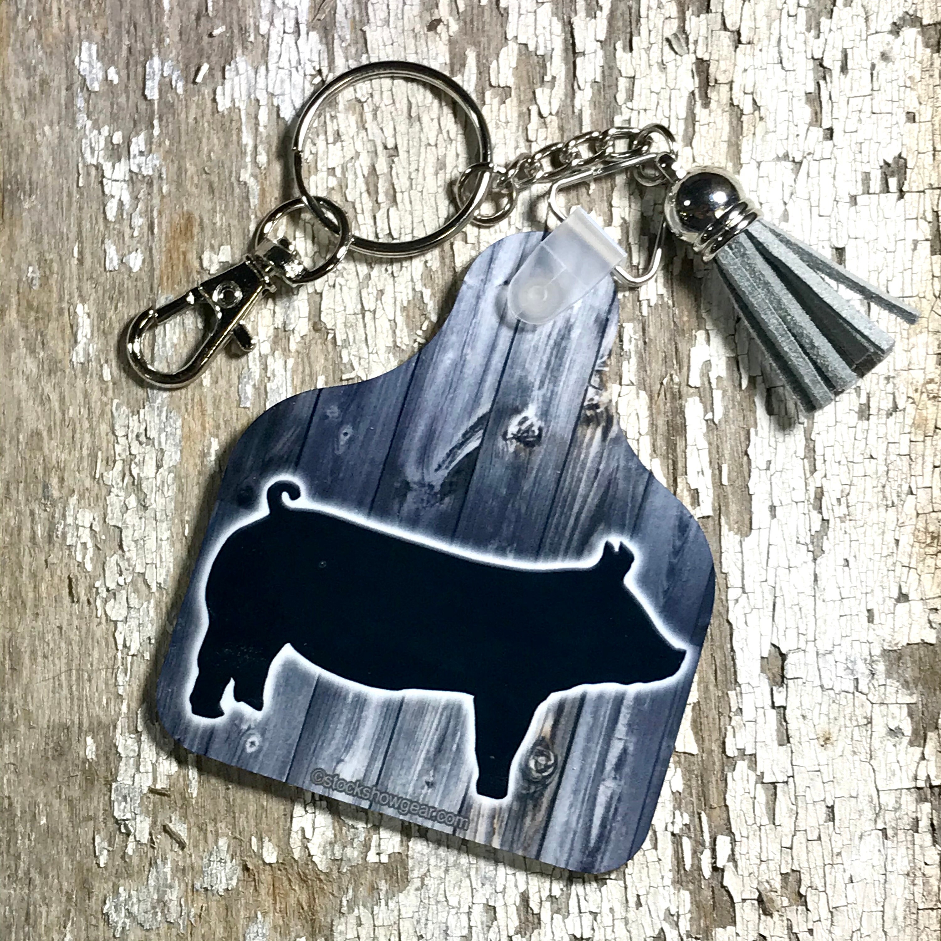 Pig Ear Tag Shaped Key Tags Award Lanyard Accessory Bag Tag Etsy