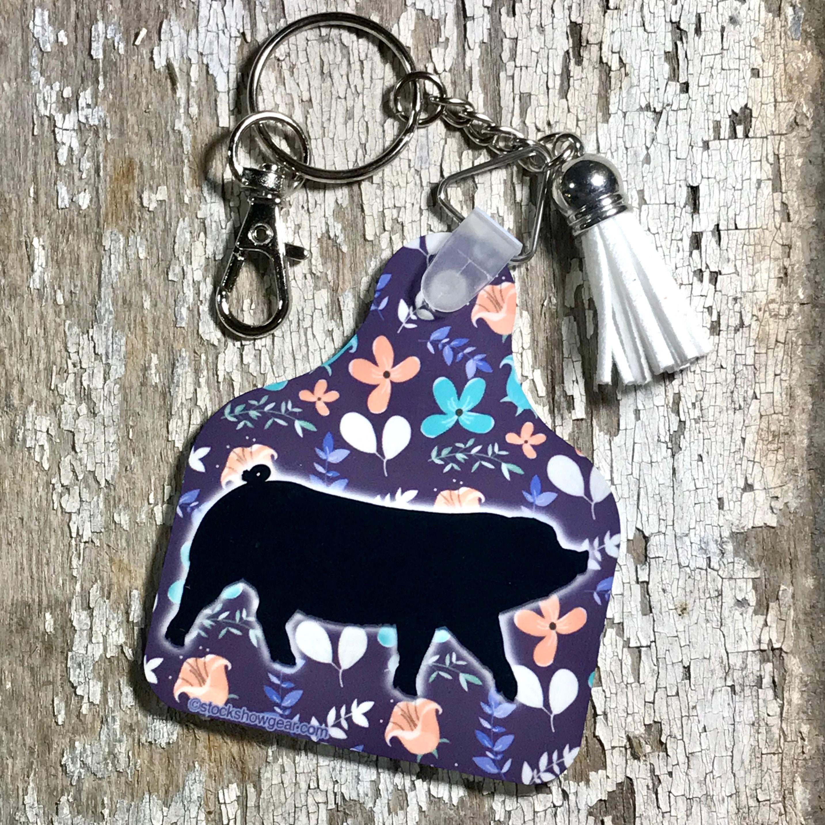 Pig Ear Tag Shaped Key Tags Award Lanyard Accessory Bag Tag Etsy