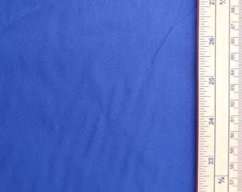 Plain royal blue fabric UK 100% Cotton Material shop By Metre sewing