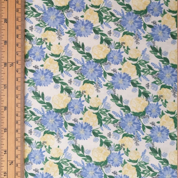 Tissu de fleur de citron Roses uk 100% Cotton Material By Metre roses patchwork quilting Cushions Bags Bunting