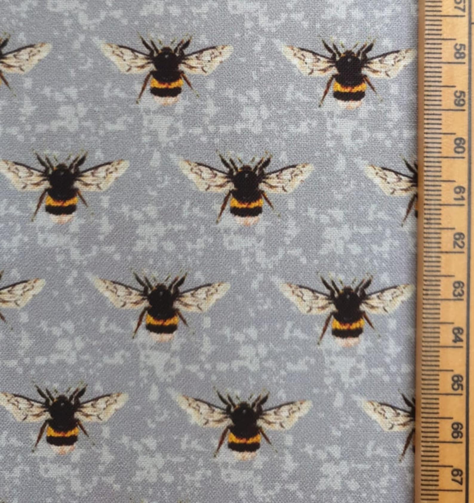 Bumblebee bee fabric UK 100 Cotton Material By Metre summer Etsy