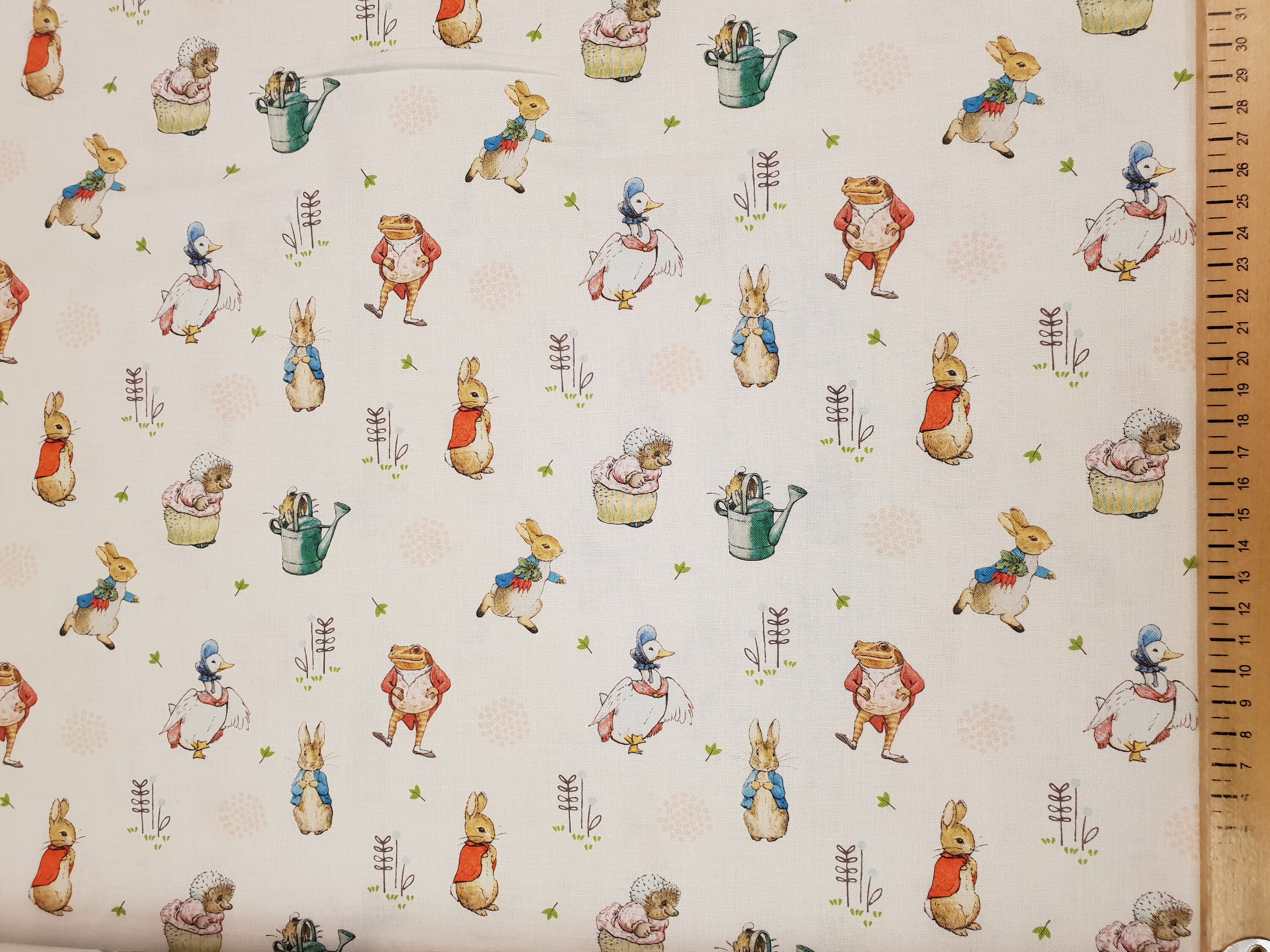 Peter Rabbit Fabric uk 100 Cotton Material By Metre Patchwork Etsy
