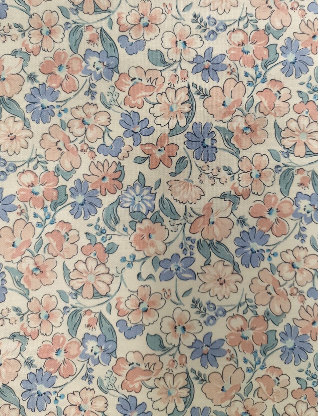 Liberty Fabric UK 100% Cotton Pink Material by Metre Flowers Floral Joy ...