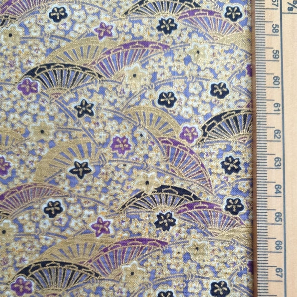 Japan fabric 100% Cotton Lilacs plums material By Metre Curtains florals skirts dresses Patchwork Cushions Bags Bunting