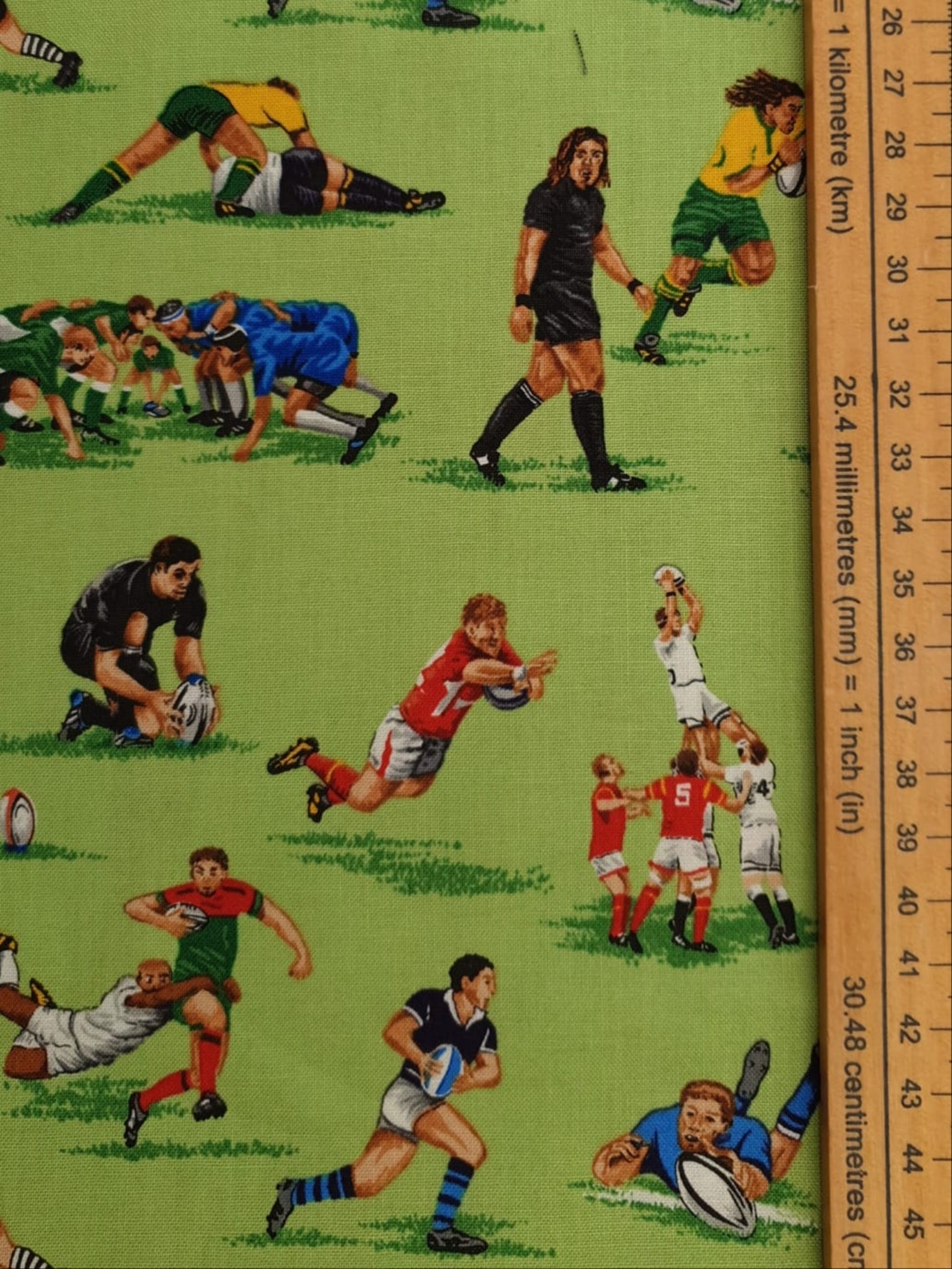 Rugby fabric UK Fat Quarter 20 x 22 or 50cm x 56cm Etsy