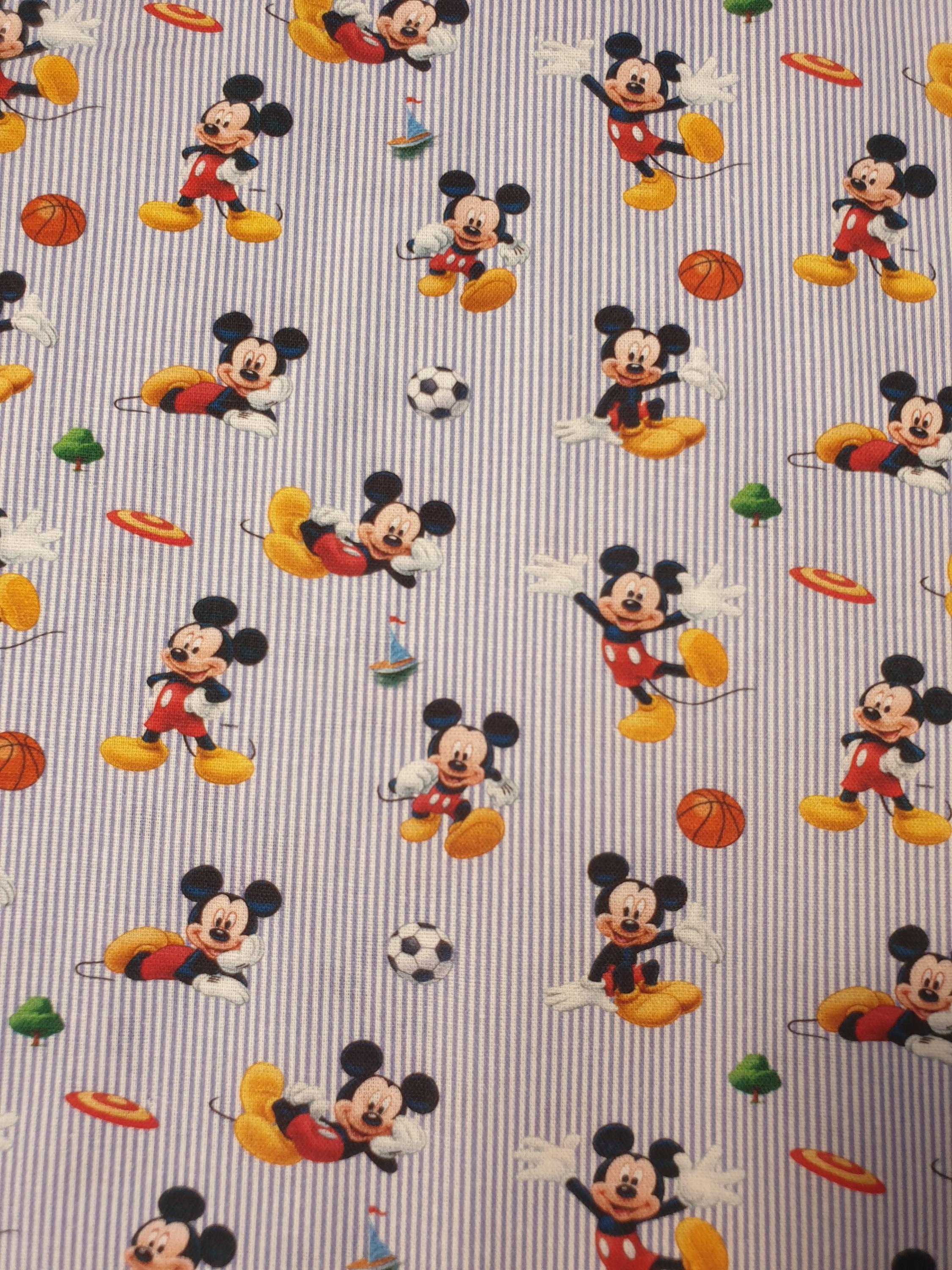 Jerry Fabrics Mickey and Friend Character kinder hoeslaken, Katoen