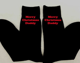 Personalised Men Mens Socks ANY MESSAGE Christmas Gift Birthday Present Embroidered Message Husband Grandad Uncle Underwear