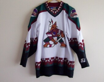 vintage Phoenix Coyotes jersey, 90 s Phoenix coyotes, 90 s NHL jerseys, Western Conference, Shane Doan