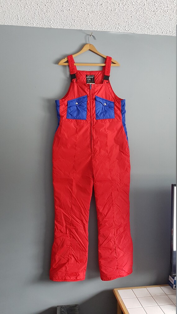 Vintage snow suit, 80s snow suit, 90s snow pants s