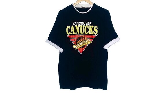 canucks t shirt vintage