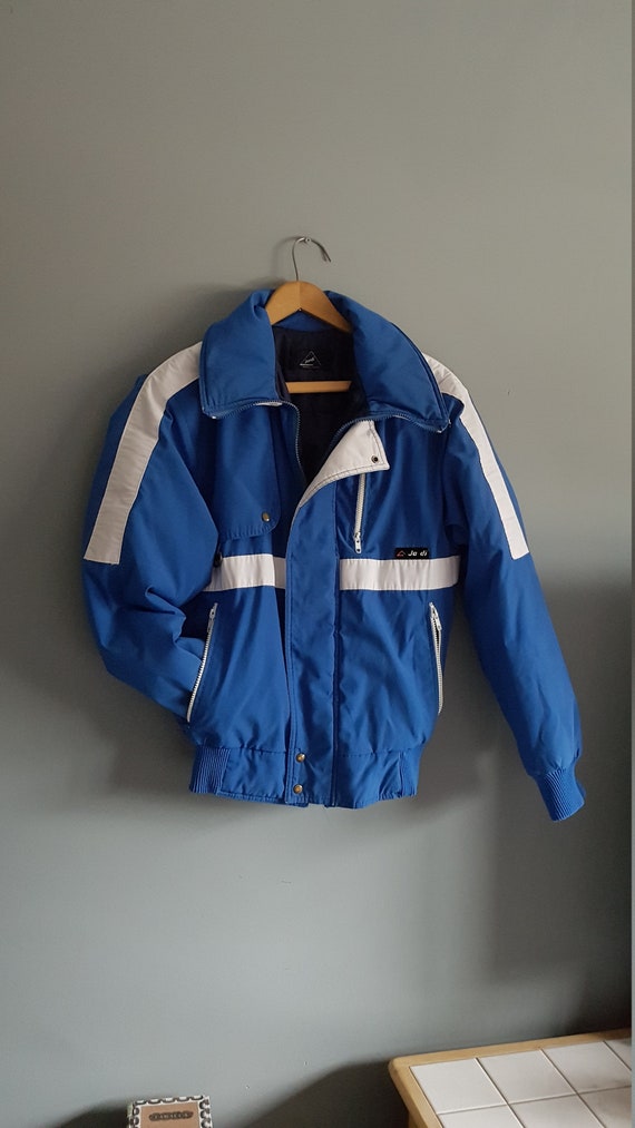 Vintage Puffer Jacket 90 S Colour Block Jacket Ski Bum 90 S
