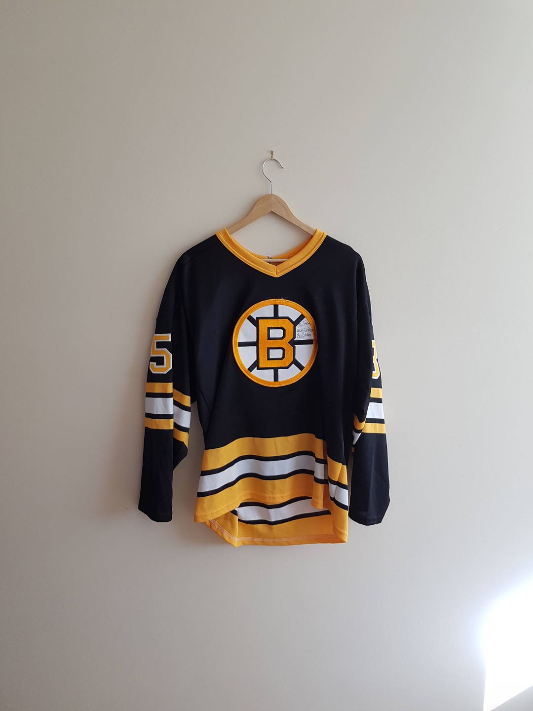 Boston Bruins CCM Maska Hockey Jersey Men's Size M 90's NHL Made  in Canada