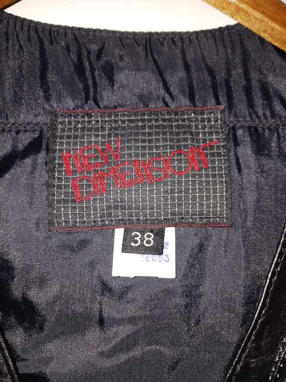 Vintage patched leather vest, vintage patched bik… - image 6