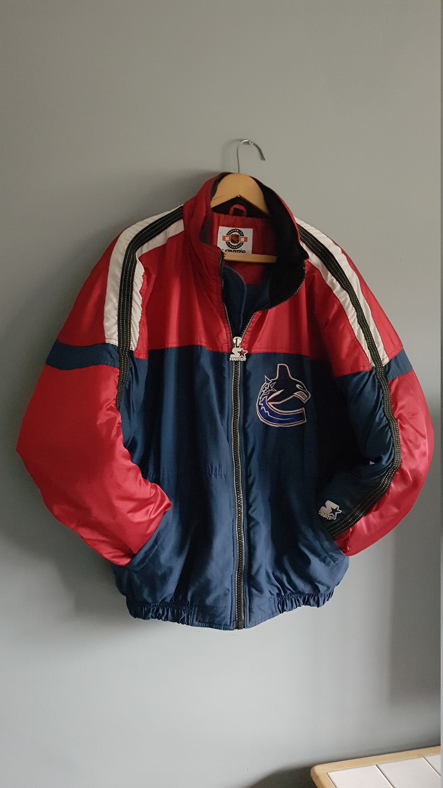 Vintage Canucks starter jacket 90s Canucks starter jacket Etsy