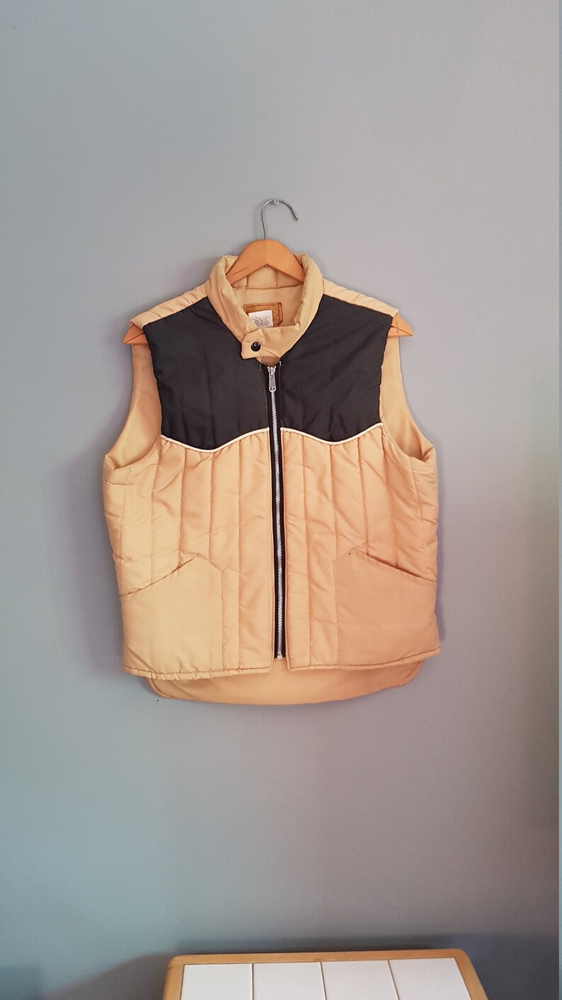 80s puffy vest