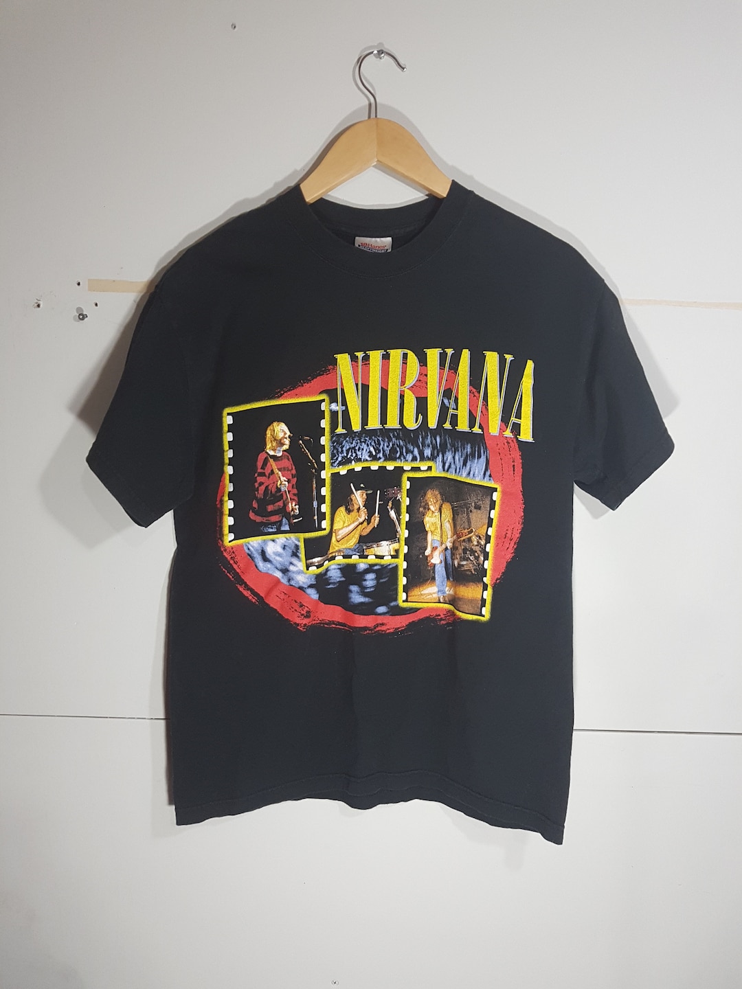 Vintage Nirvana Tour t shirt 90 s Nirvana t shirt 90 s rock - Etsy ...