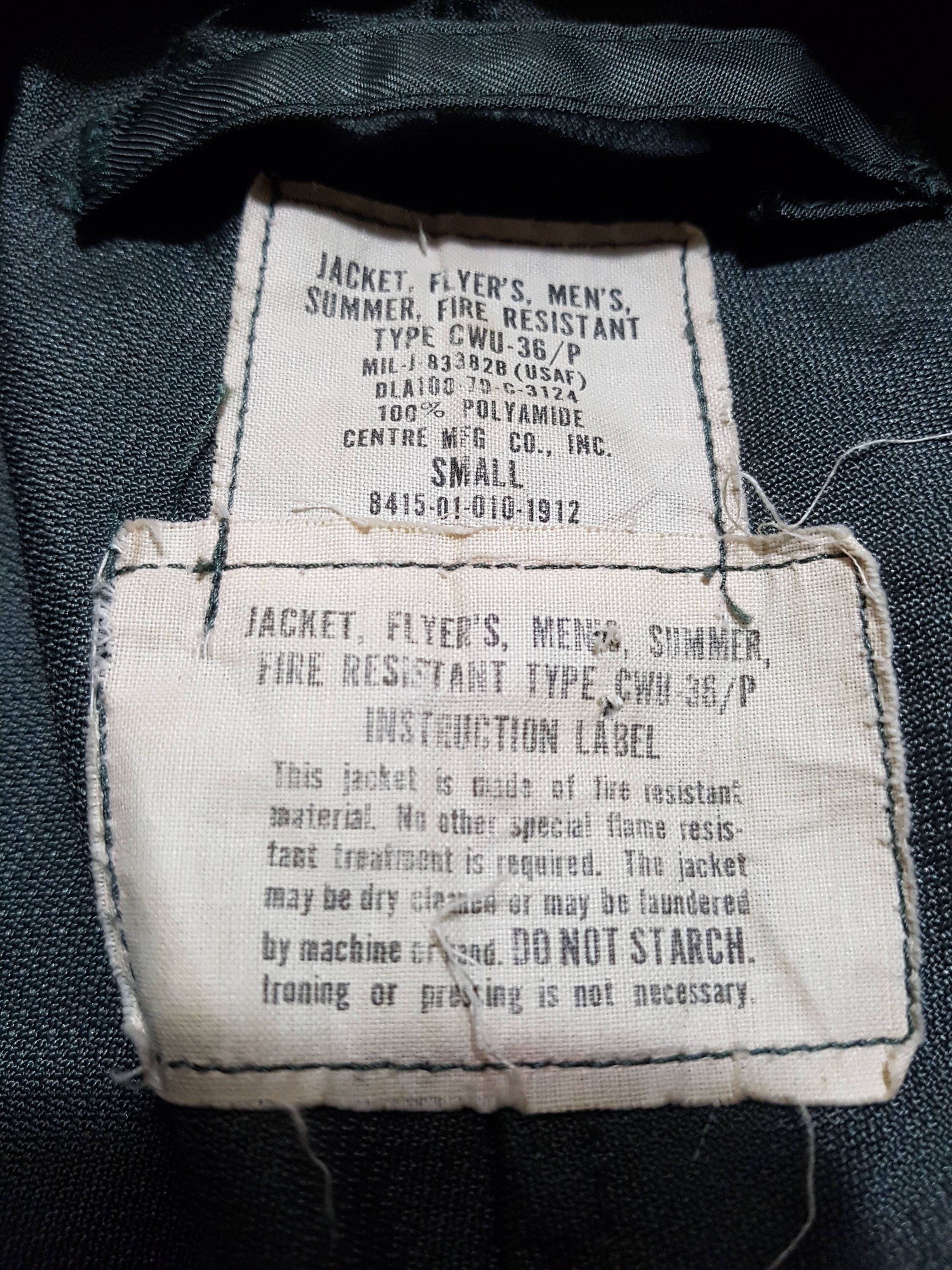 Vintage US Army Bomber Jacket, Authentic Military Jacket, Flyers Men's ...