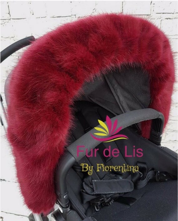 fur hood trim for silver cross pram