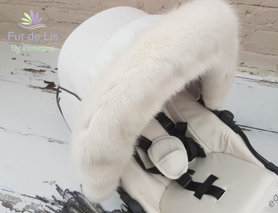 fur for pram hood silver cross