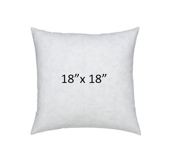 Pillow Insert 18 X 18 Inch 45cm X 45cm Polyester Fill Square White 