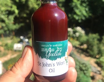 St John's Wort Oil - Extra Strong // Pain Relief // Nerve pain (sciatica), muscle pain