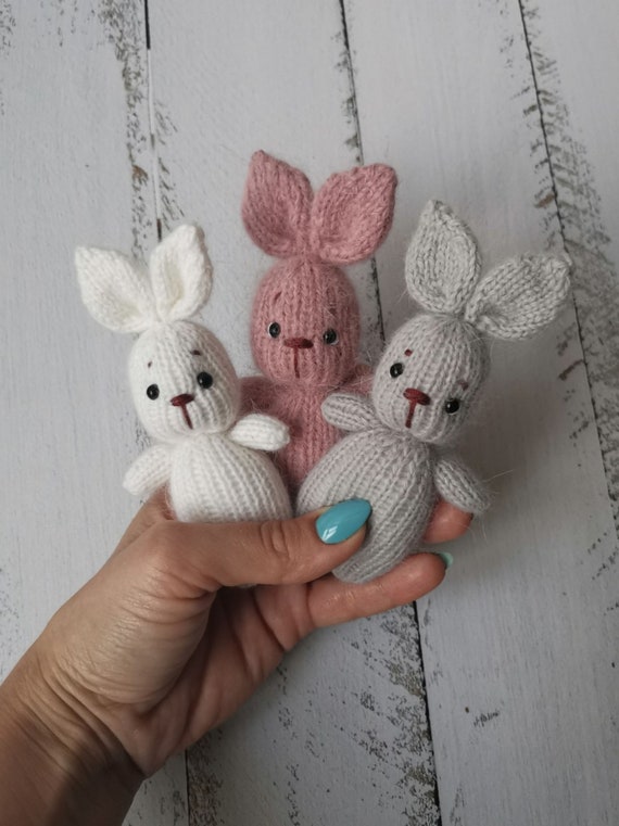 Mini toy bunny for photosession of newborns | Etsy