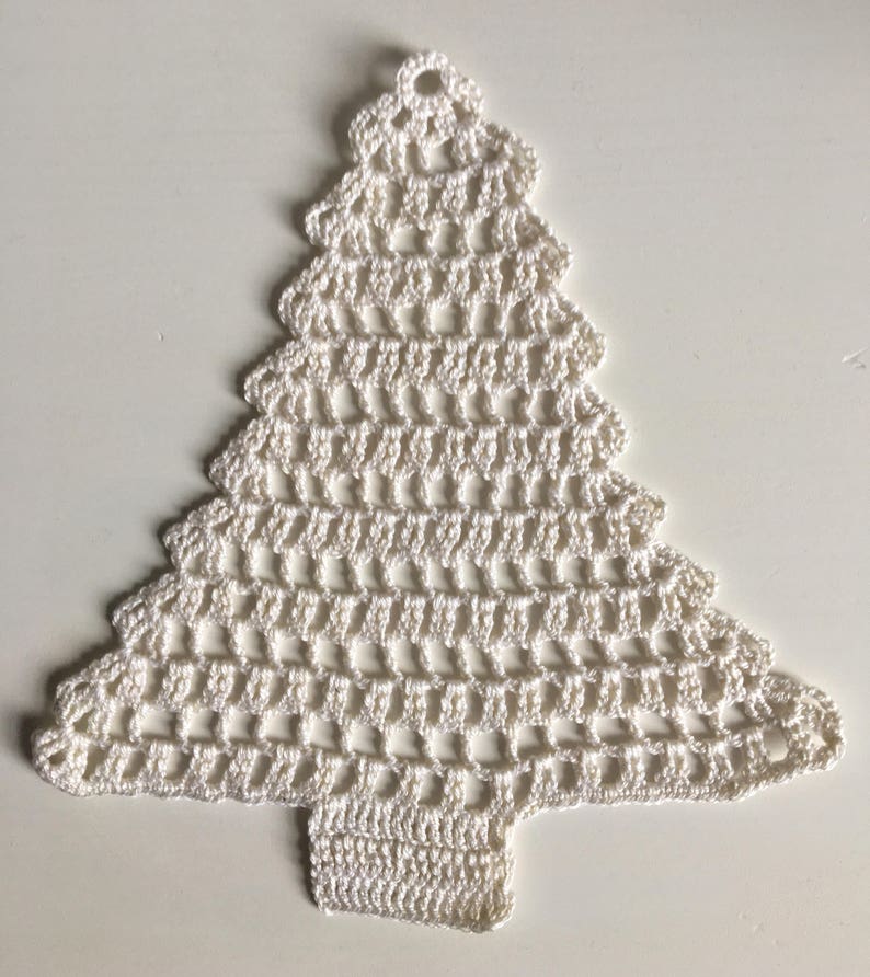 Albero Di Natale Uncinetto Punto Coccodrillo Schema