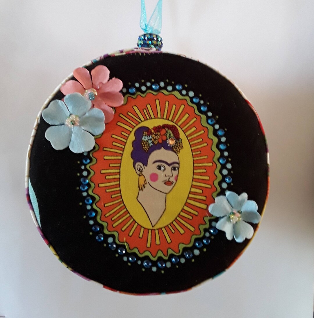 Frida Kahlo Quilted Ornament - Etsy