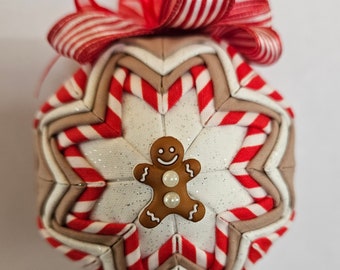 Lebkuchenmann gestepptes Ornament