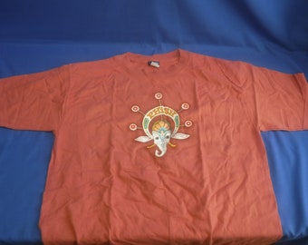 Vintage fin des années 90 nouvelle chemise pour homme Extra Large XL neuf vieux stock !! NOS Phish marchandises sèches RARE couleur orange brûlé