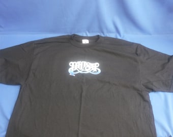 Vintage eind jaren 90 nieuw shirt heren grote L nieuwe oude voorraad!! NOS Phish Droge goederen ZELDZAME zwarte kleur