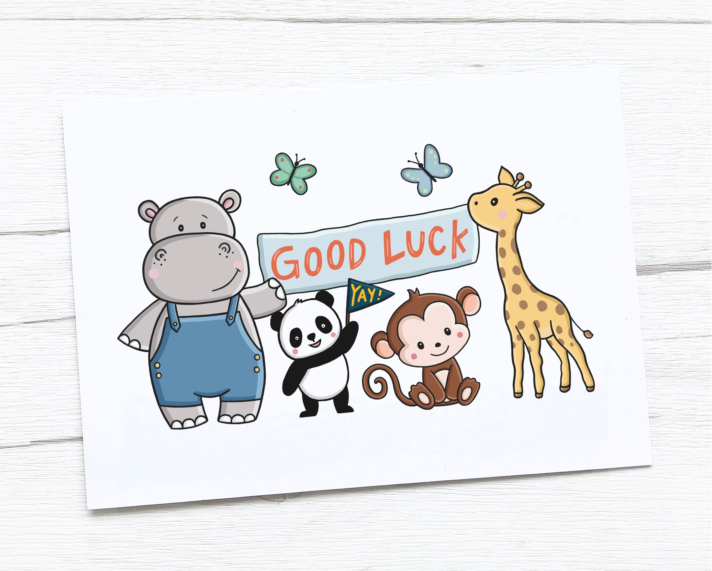 Good Luck Card Animals - Etsy Australia Good Luck Card Animals - Etsy Australia