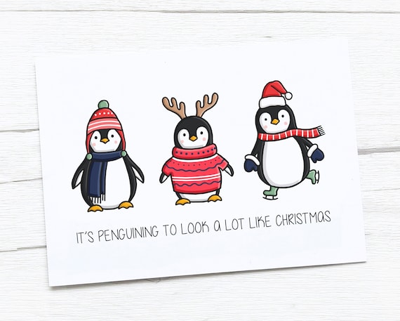 Funny Cute Merry Christmas Penguin T-Shirt Costume Holiday Funny Cute Merry Christmas Penguin T-Shirt Costume Holiday