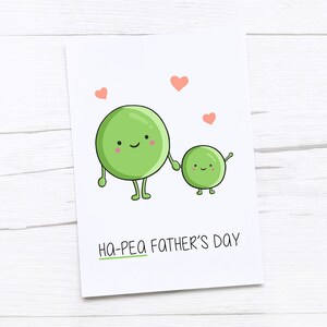 Carte de fête des pères heureux | Carte papa | Cadeau de la fête des Pères | Pois