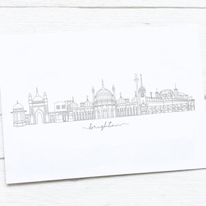 Brighton Skyline | Brighton Art Print